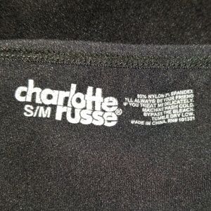 Charlotte Russe Tops - Nice black spaghetti-strap top Charlotte Russe Tops - Nice black spaghetti-strap top